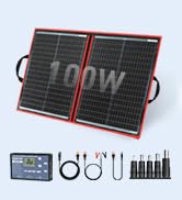 DOKIO ソーラーパネル 100W Amazon.com : DOKIO 100W Portable Foldable Solar Panel Kit