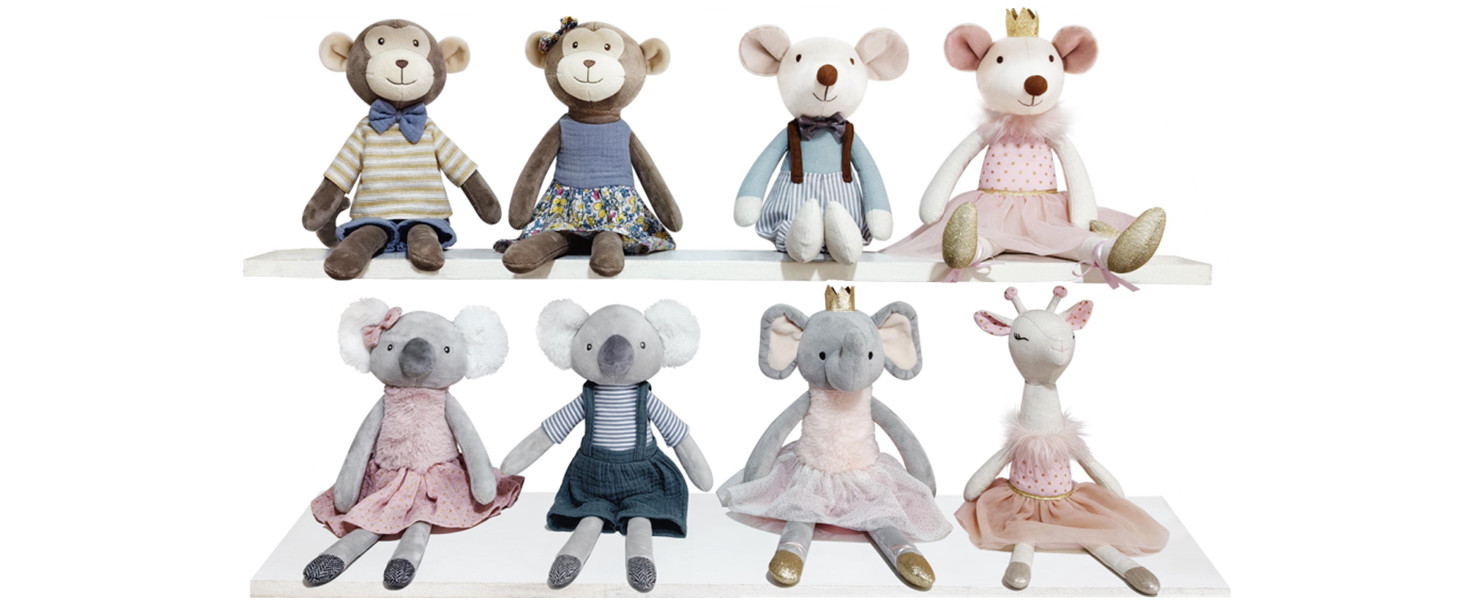 monkey koala giraffe mouse elephant stuffed animals for girls