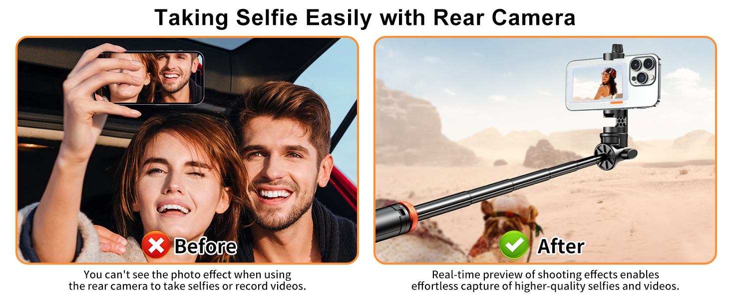 Vlog Selfie Monitor Screen