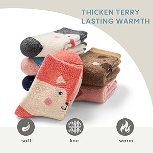Kids Winter Wool Socks