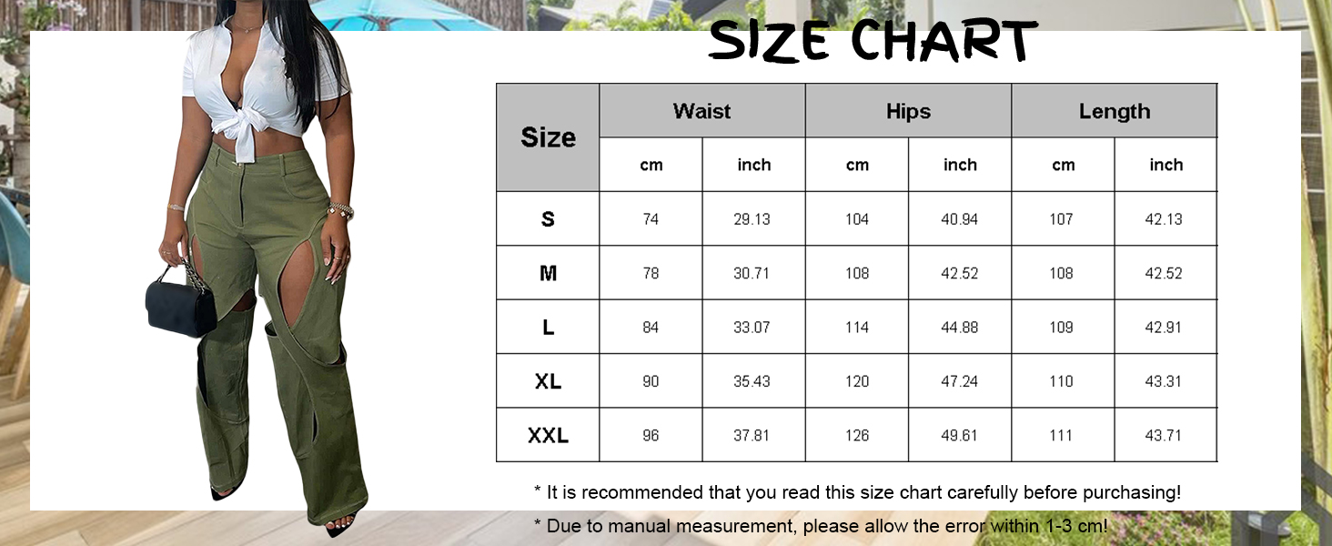 Cargo Pants Women High Waist