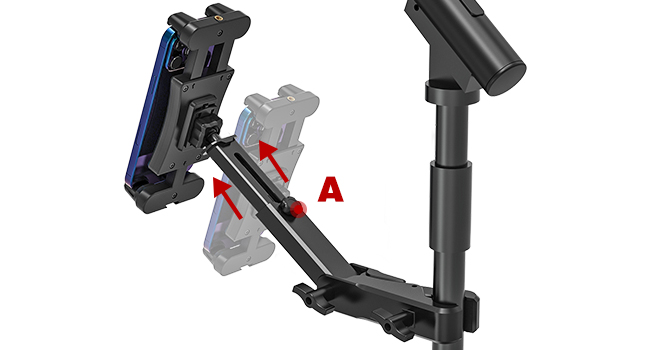 tablet holder for microphone stand