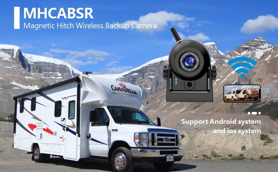 magnetic wireless backup camera