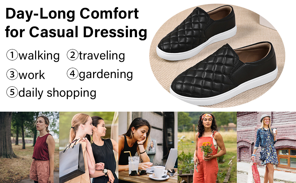 Womens slip on sneakers