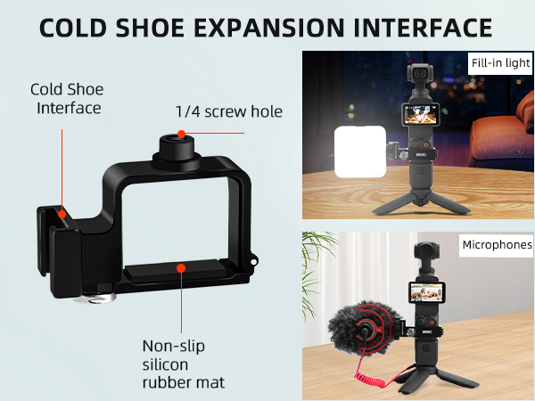OSMO POCKET 3 COLD SHOP INTERFACE