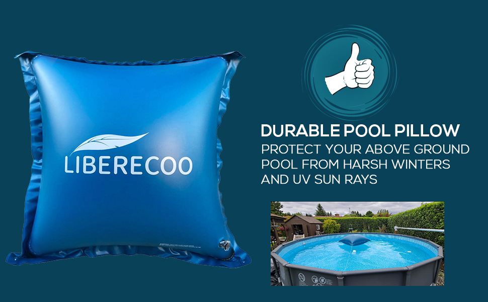 LIBERECOO 4'x4' Pool Pillows for Above Ground Pools