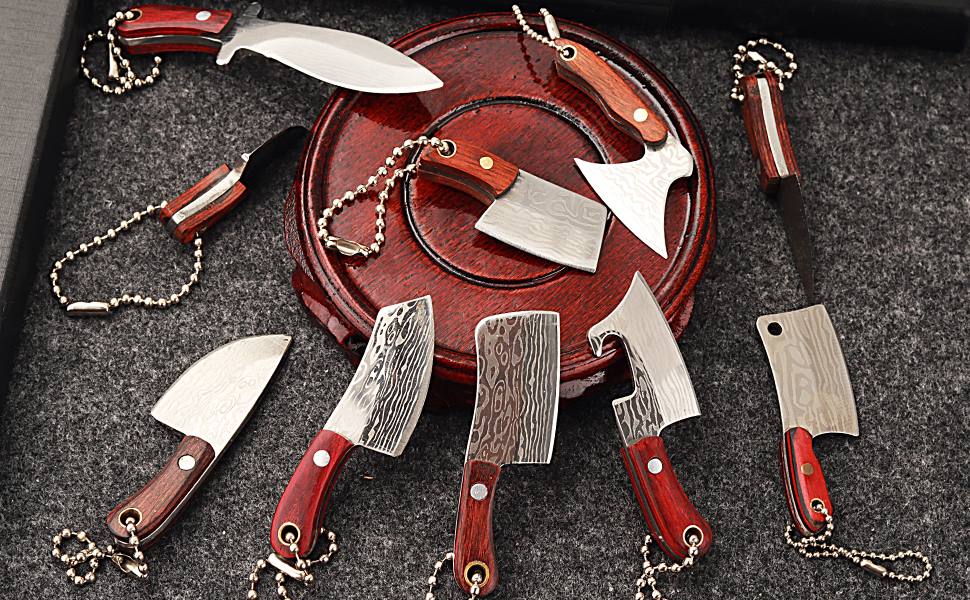 10 Pcs Mini Knife Set,Mini Knife QUXOZHLU Mini Knife