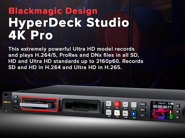Blackmagic HyperDeck Studio HD Pro レコーダー HyperDeck Studio | Blackmagic Design