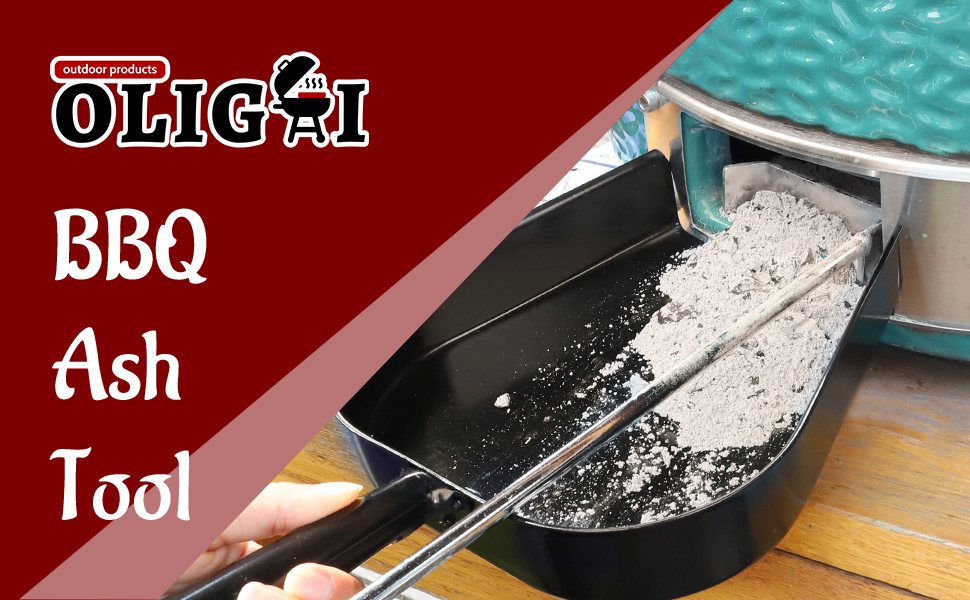 Charcoal Grill Ash Tool Poker Big Green Egg Accessories