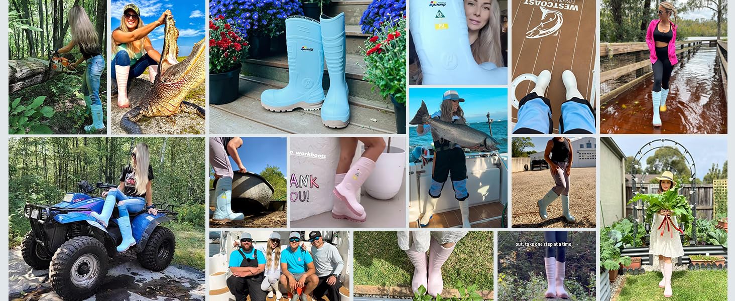rubber boots women