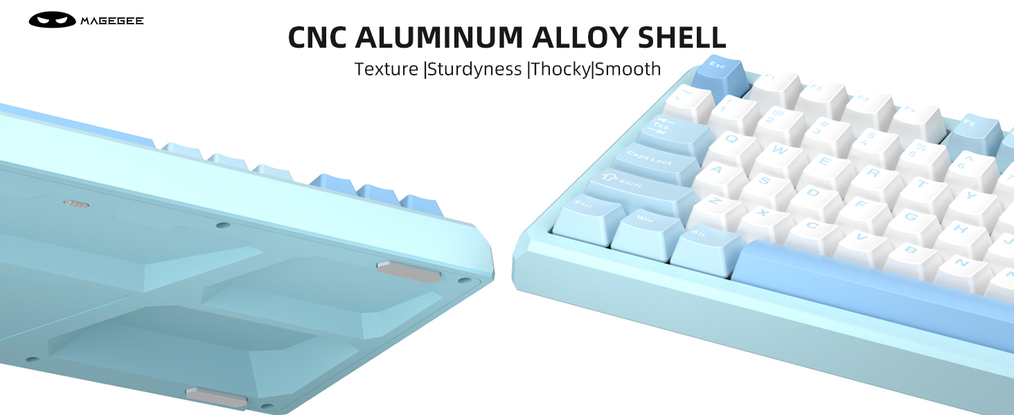 Full aluminum alloy shell for stability