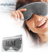 myhalos heat eye mask microwave activated moisture warm eye compress