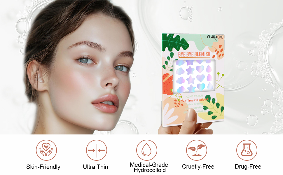 Non-Irritant Holographic Ultra-Thin Pimple Patches