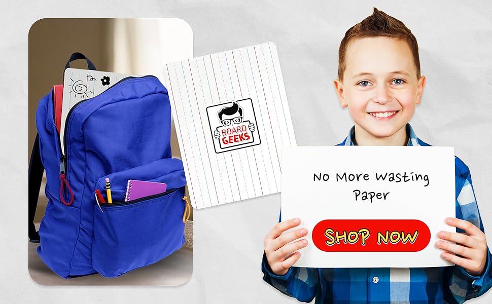 Board Geeks 25 Pack Dry Erase Lapboards 9 inch by 12 inch Large