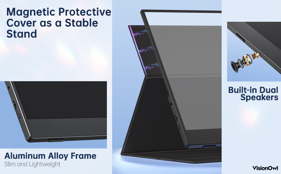 Magnetic Protective  Cover as a Stable Stand