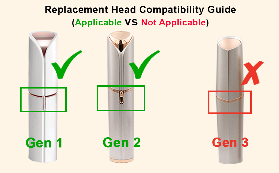 flawless replacement heads