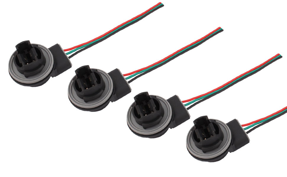 Winka 2 Taps 3157 Light Socket Harness Wire Connectors for Bulbs, Turn