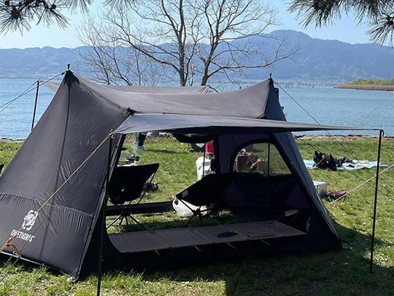OneTigris Nebula Tent 1-2 Person Camping Tent Black with