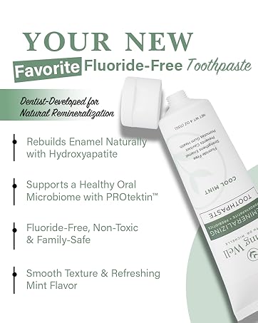 Living Well with Dr. Michelle remineralizing toothpaste