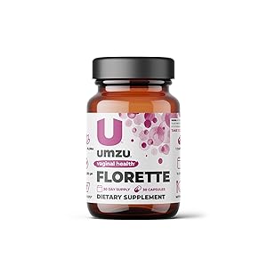 UMZU florette capsule supplement vaginal health support Front of Bottle