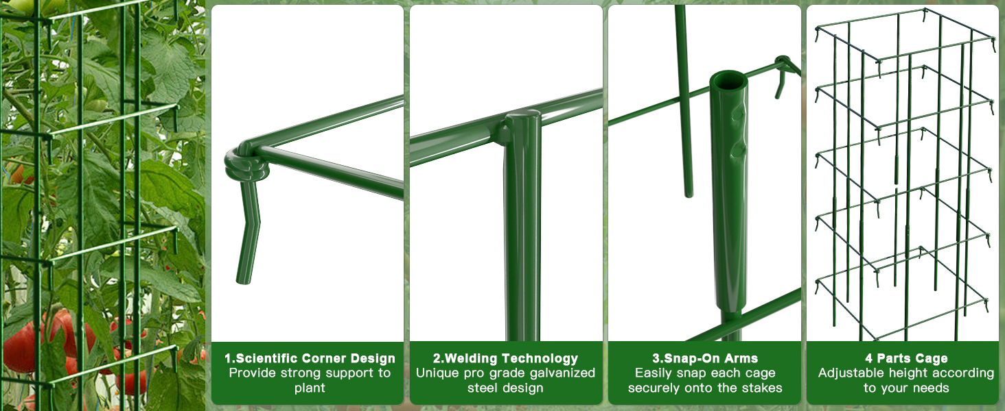 AMAGABELI Garden & Home Plant Support Cage Garden Plant Trellis