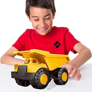 kids toy big size unbreakable dumper motor boy truck