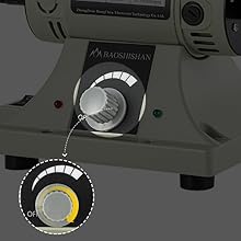 回転速度を調整できるノブ