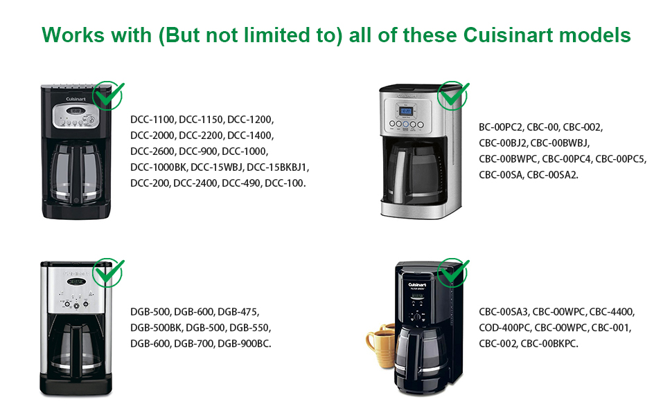 24Pack of Cuisinart* Coffee Maker Filter Compatible Replacement