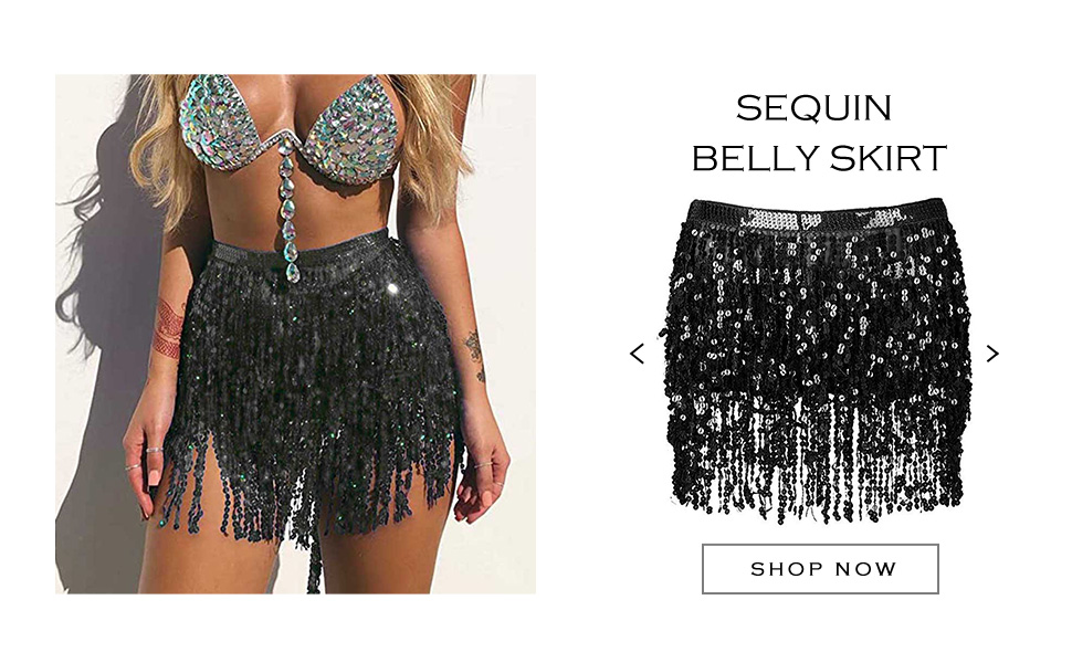 sequin sparkly skirt