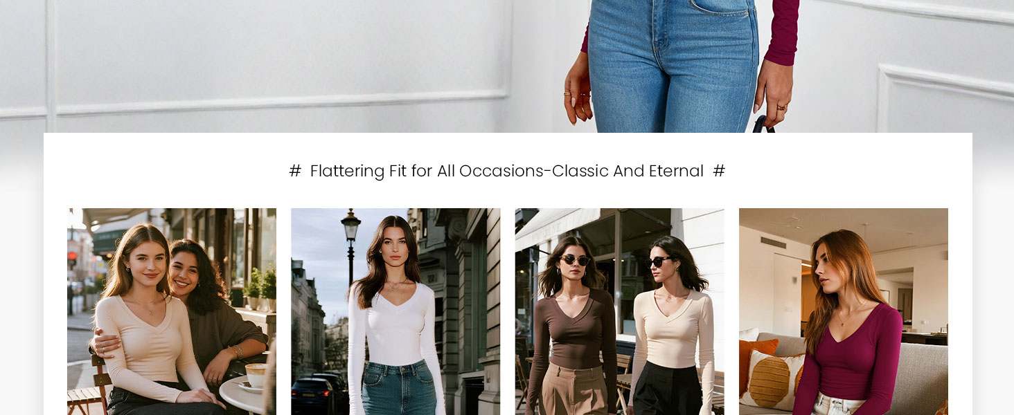 fall going out tops for women, blouse for women, v neck tops for women