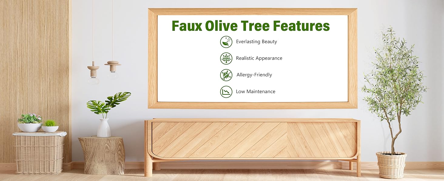 fake olive tree