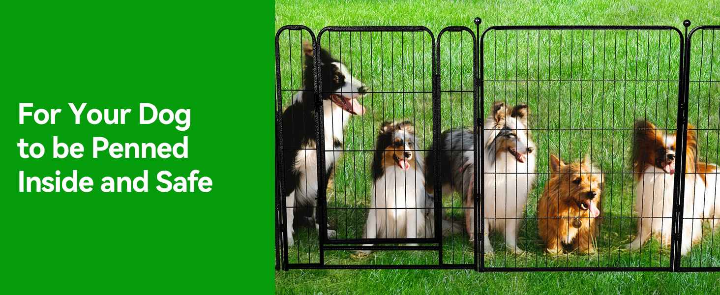 Kfvigoho Dog Playpen Outdoor Extra Wide 16 Panels Heavy