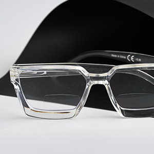 Große Rahmen Bifokale Lesebrille Frauen Übergröße Bifokale Leser