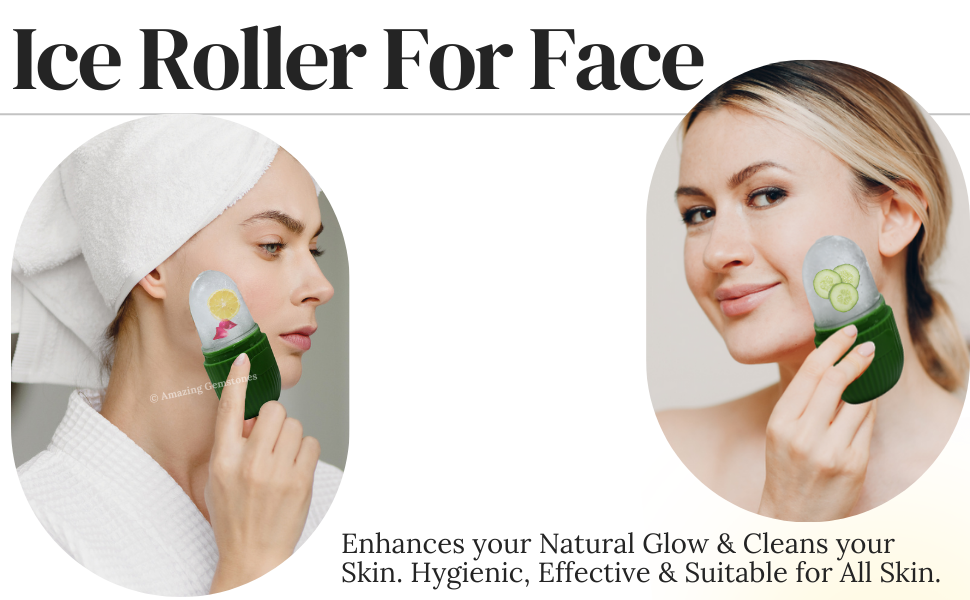 Ice Roller for Face & Eye Puffiness Relief Facial Ice