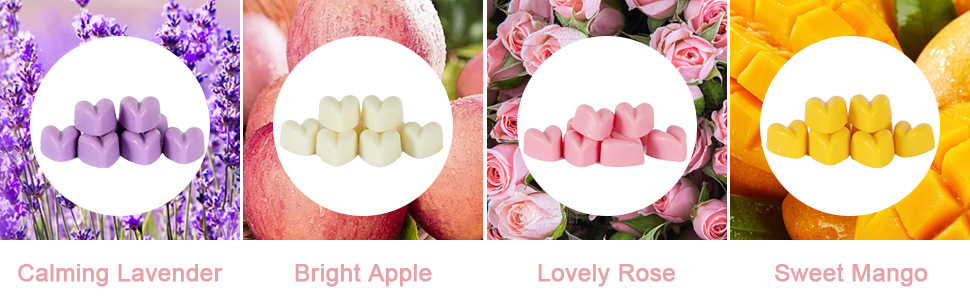 heart-shape strong scented wax melts 2