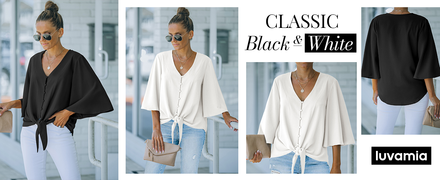 black blouses for women