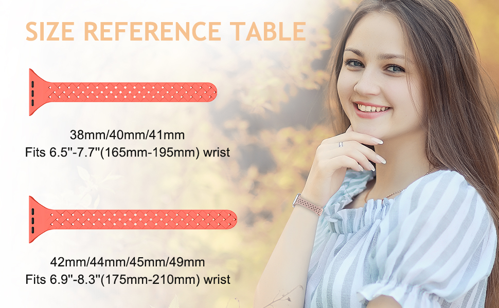 6 Pack Slim Thin Silicone Bands Compatible with Apple Watch