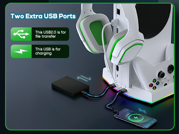 xbox series s stand and charging station