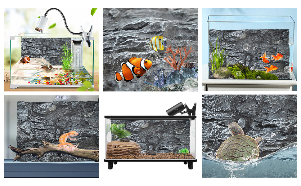 Cork Terrarium Background Natural Cork Bark Backdrop Reptile Climbing Mat Habitat Decor