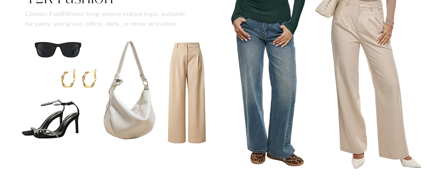 CUTOUT TOPS FOR WOMEN