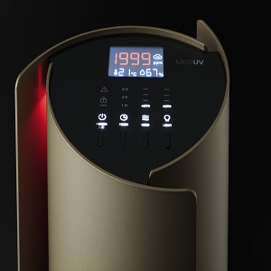 Amazon | MEDIUV メディウブ UV-Cライト 空気除菌 ダルゴールド