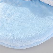 Baby Hooded Fleece Swaddle Blanket