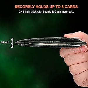 Minimalist card holder, card holder and wallet, card holder book, credit card holder