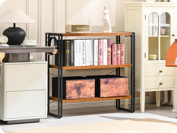 ③棚の上部分 MR-LC804BK 3段階横幅可変タイプ机上ラック サンワサプライ