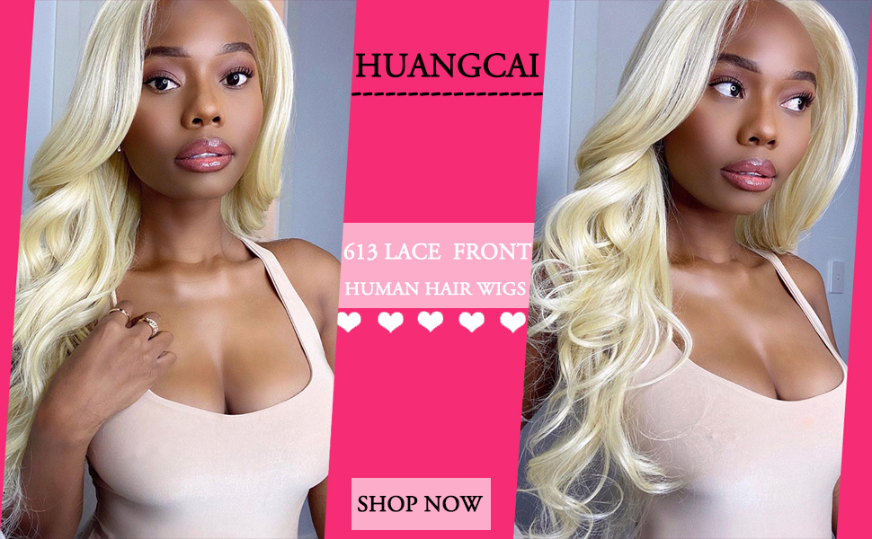 blonde human hair wigs lace front