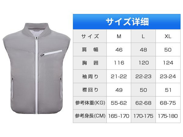 [BEMOKURI] 空調作業服 ベスト バッテリーセット Amazon.co.jp: [BEMOKURI] 空調作業服 ベスト ファンバッテリー
