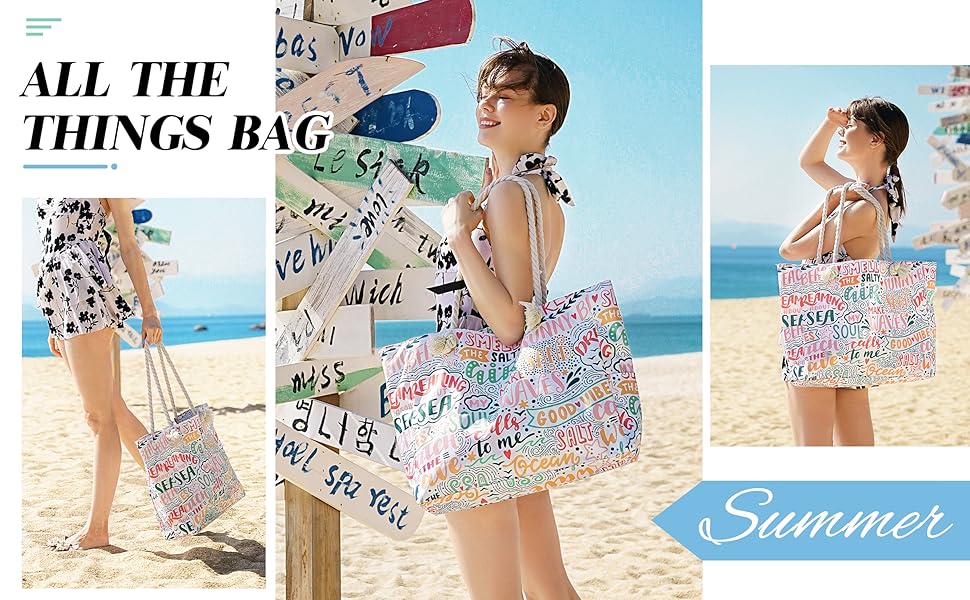 beach bags for women waterproof sandproof