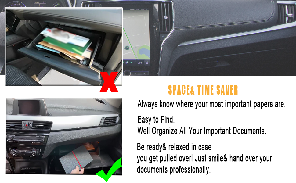 Giftguys Car Registration and Insurance Holder
