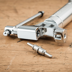 example of spare pin separate from the tool