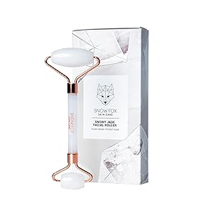 Amazon | 白ヒスイ フェイシャル ローラー | Snow Fox Skincare